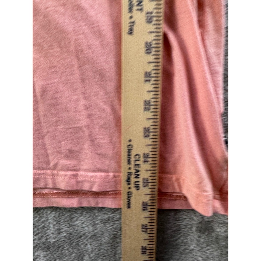 Nautica Performance Pocket Tee Shirt Mens XL Pink Cotton Stretch Logo Crewneck - Picture 4 of 5